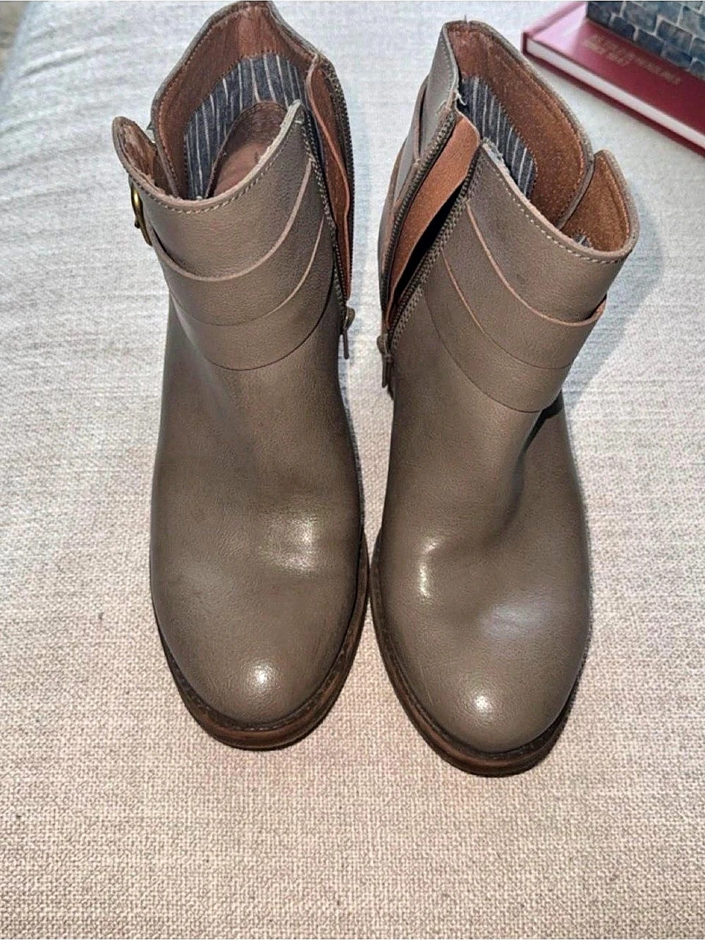 Lucky Brand Basel Bootie Brown Ankle Boots